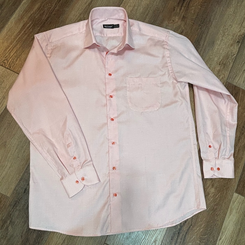 St. Croix- Italy- Fine Motif LongSleeve Shirt- XL